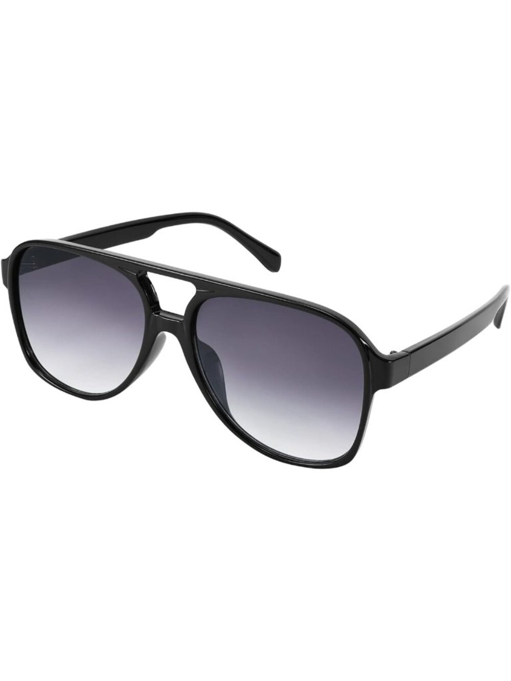 Vintage Retro 70s Plastic Aviator Sunglasses for Women & Men - Classic Large